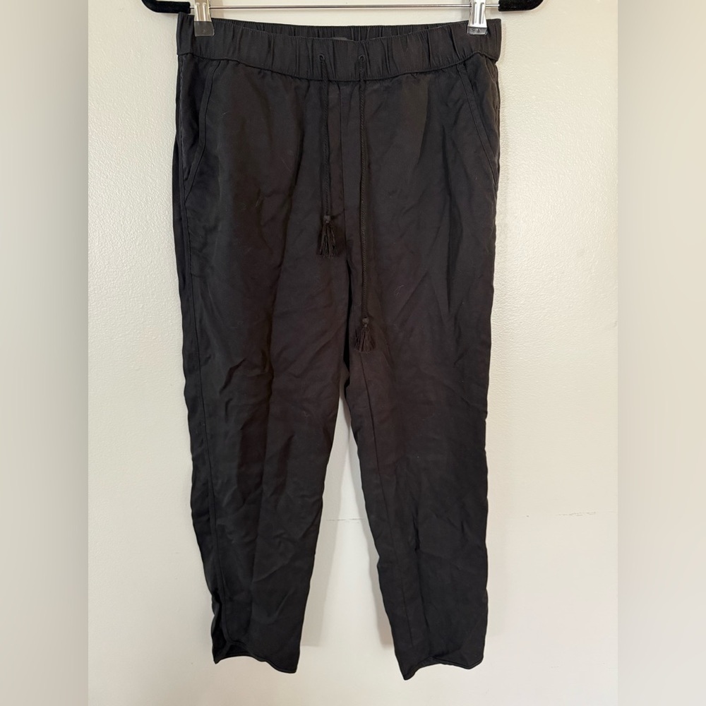 NWOT Madewell Black Pull On Pant Trouser 100% Lyocell Size XS